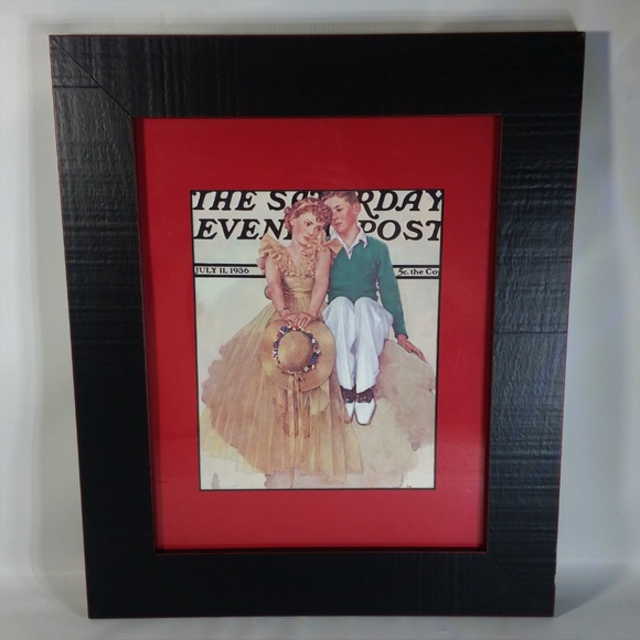 On Top Of The World Rockwell Repro Framed Print - Picture 1 of 6
